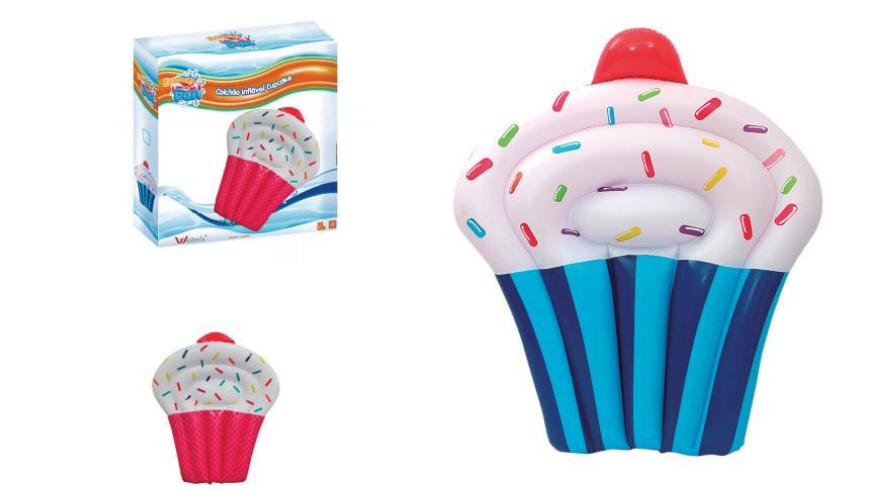 COLCHAO INFLAVEL CUPCAKE 145X90CM