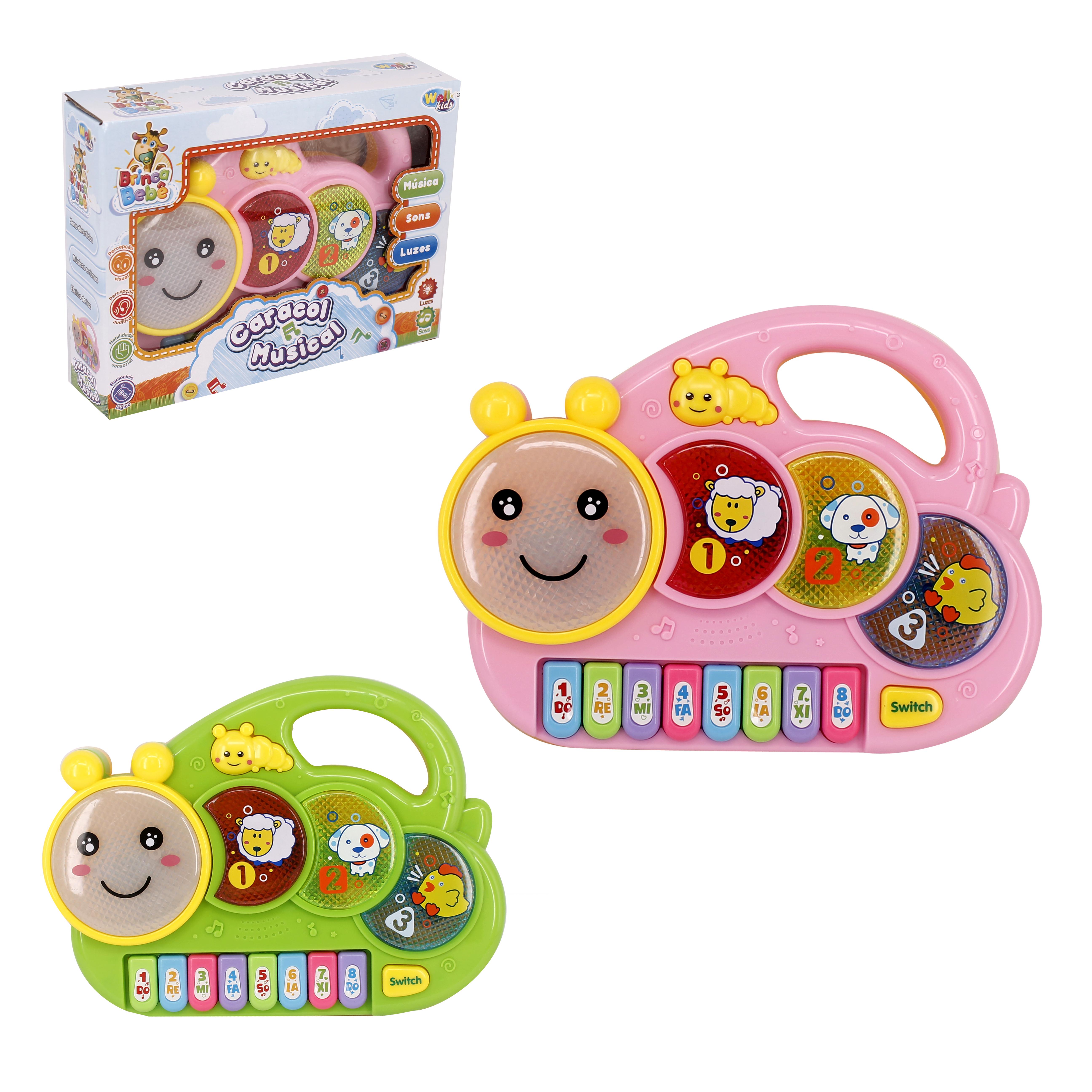 TECLADO LESMUCHA COM AMIGUINHOS