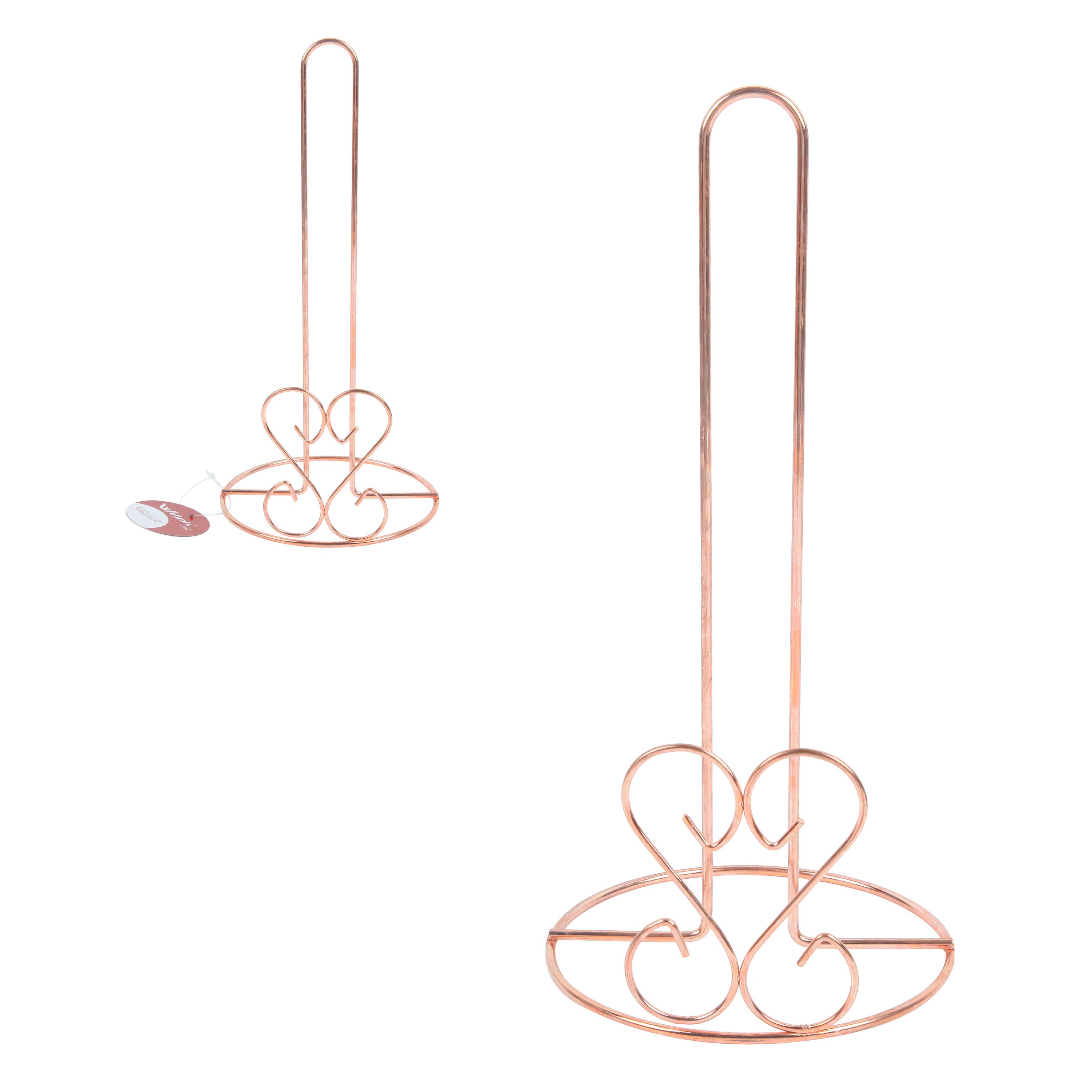 PORTA PAPEL TOALHA ARAMADO CORACAO