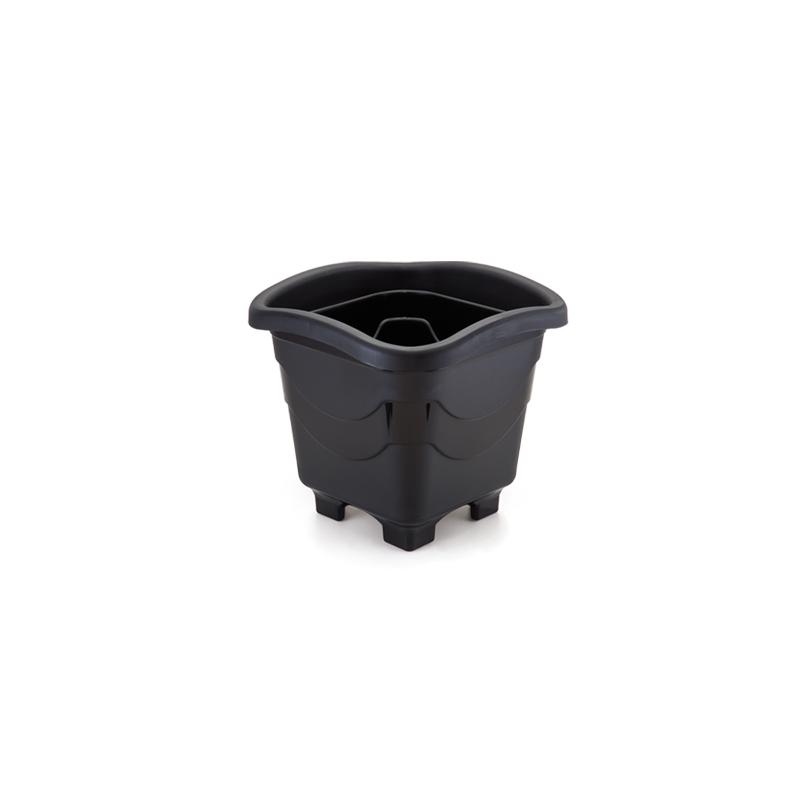 VASO QUADRADO MINI PRETO