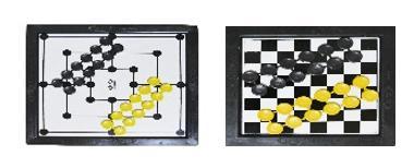 JOGO 2 EM 1 (DAMA/TRILHA) 32X32CM