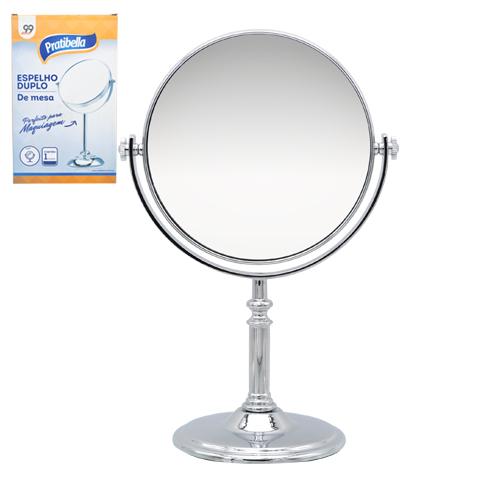 ESPELHO DUPLO DE MESA 16,5X27CM
