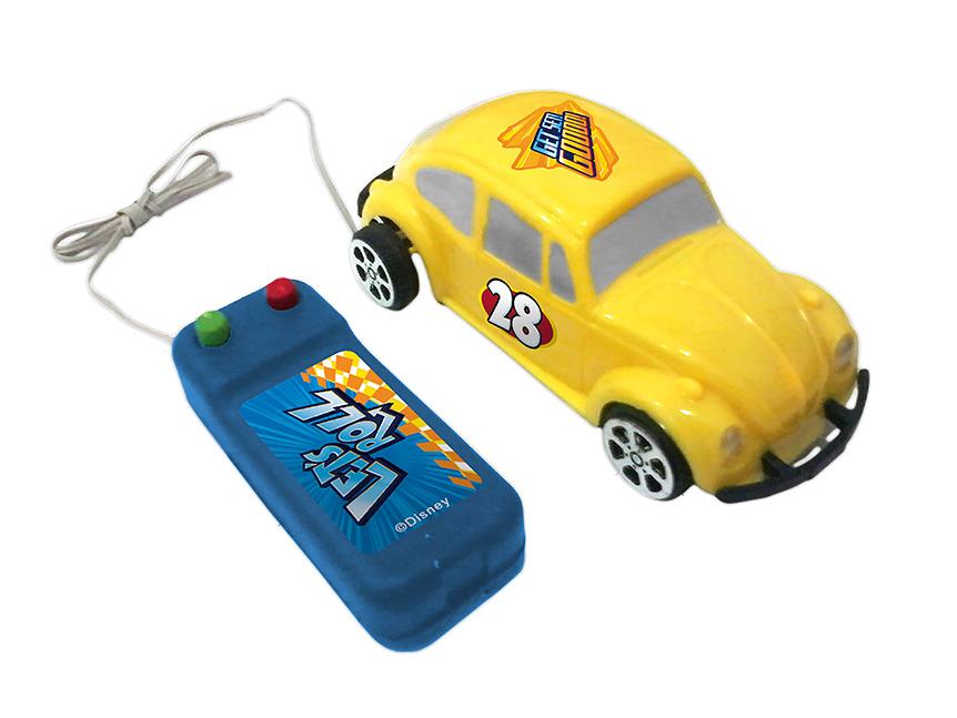 CARRO CONTROLE COM FIO MICKEY
