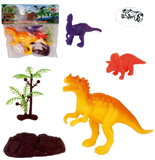 KIT DINOSSAUROS SOFT C/6 UN