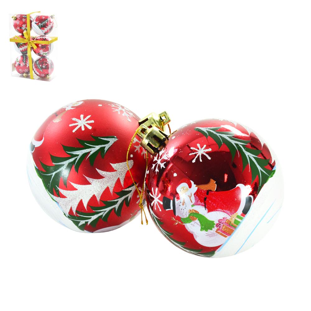 BOLA ESTAMPADA 7CM SORTIDOS C/6 UN