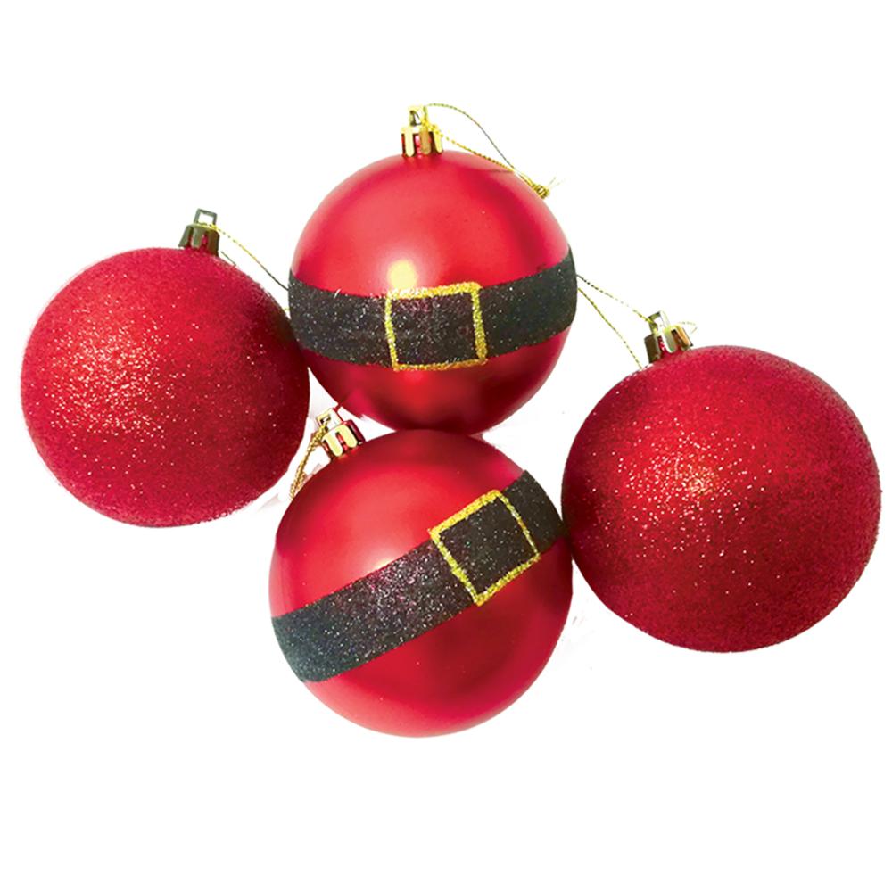 KIT BOLA ROUPA DE NOEL 8CM