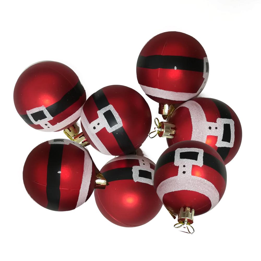 BOLA ROUPA DE NOEL 5CM C/7 UN