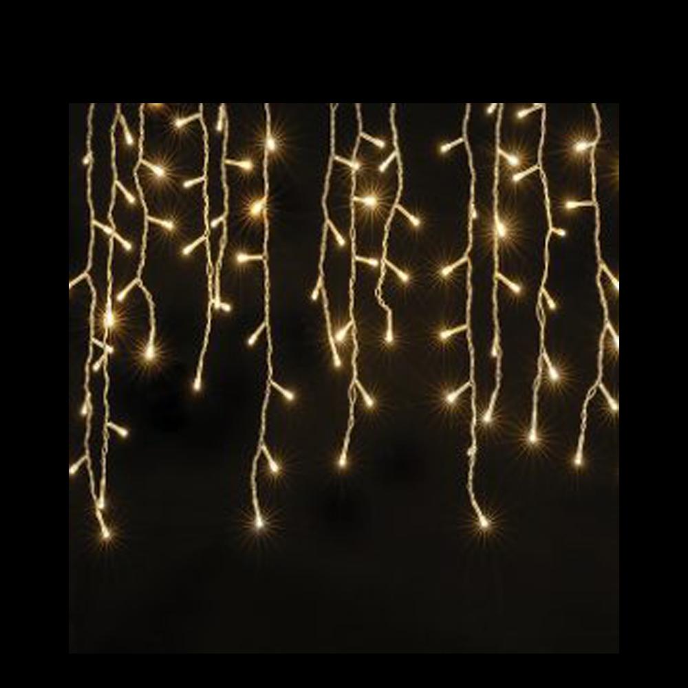 CASCATA C/EXTENSOR BRANCO QUENTE 100LED