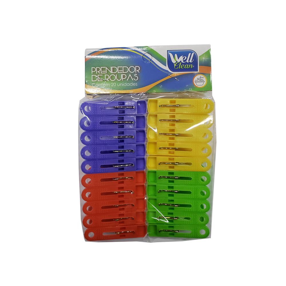 PRENDEDOR PLAST.DE ROUPAS C/20