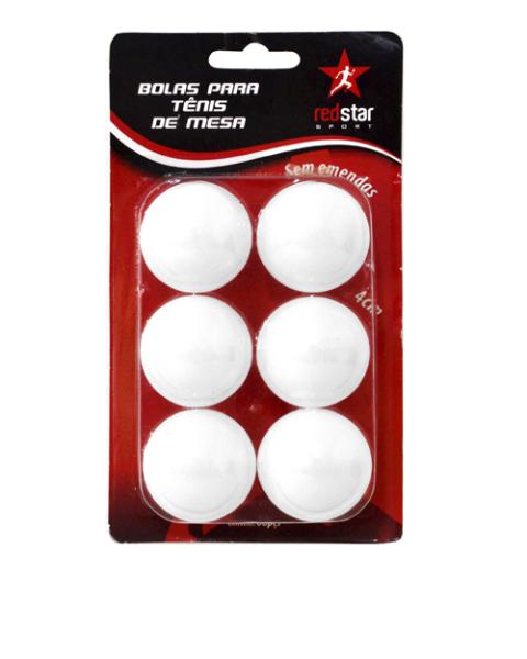 KIT BOLAS PARA PING PONG C/6 UN