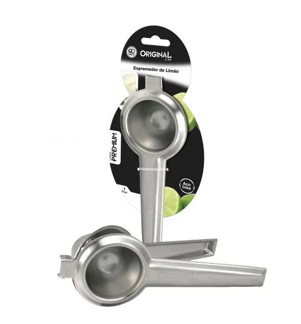 ESPREMEDOR DE LIMAO INOX PREMIUM 19,6CM