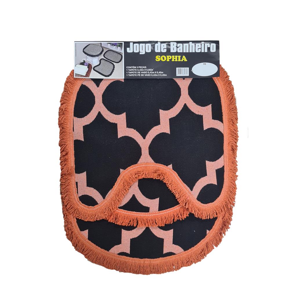 JOGO DE TAPETE PARA BANHEIRO