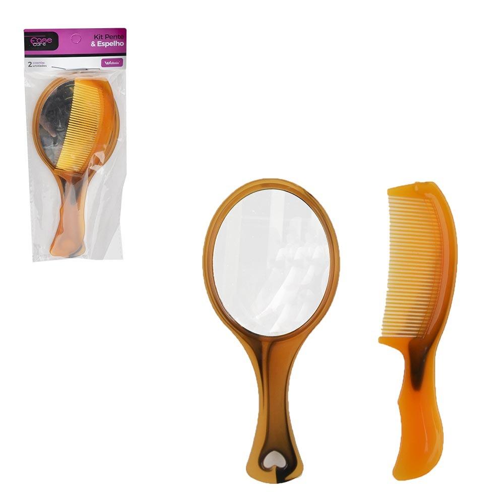 KIT CABELO 1 PENTE E ESPELHO