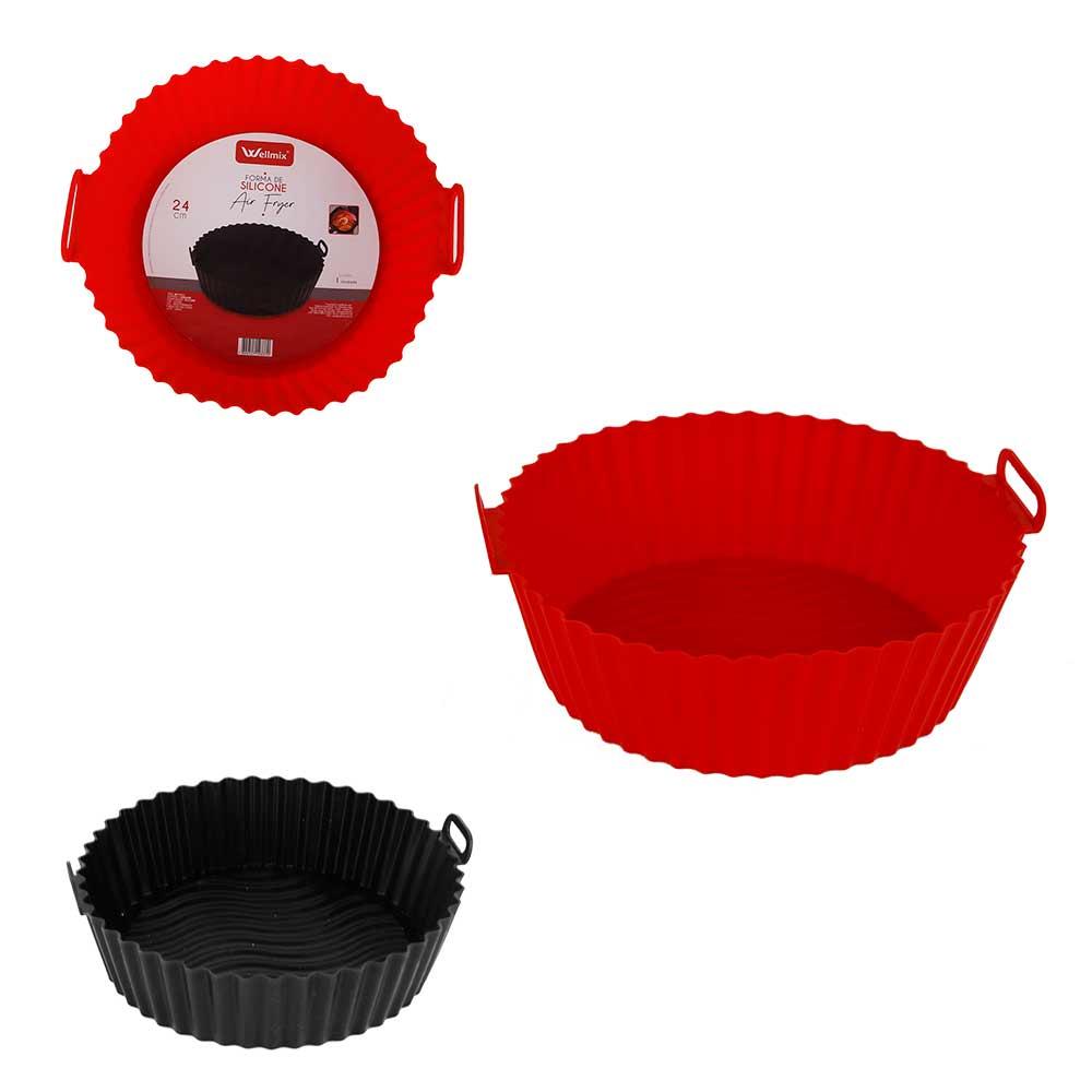 FORMA DE SILICONE PARA AIR FRYER 24CM