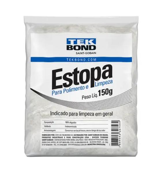 ESTOPA P/POLIMENTO E LIMPESA 150GR