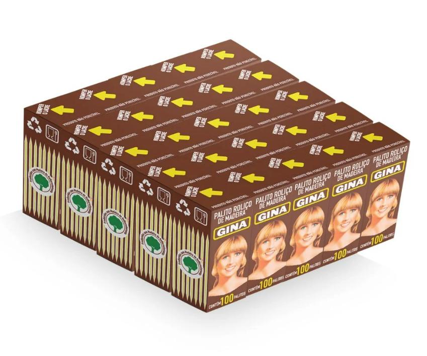 PALITO GINA 100 PALITOS (25CX)