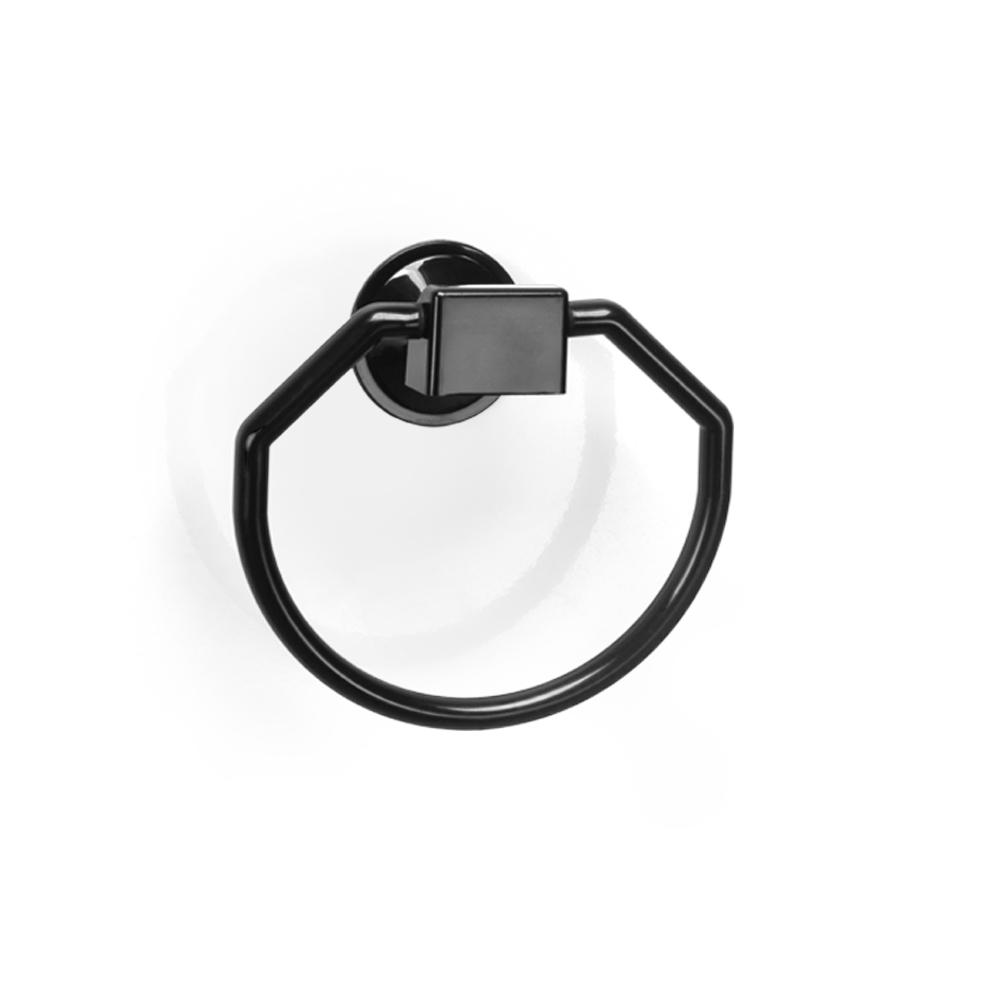 PORTA TOALHA RED. C/VENTOSA PRETO