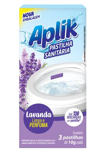 PASTILHA SANITARIA LAVANDA 10G APLIK