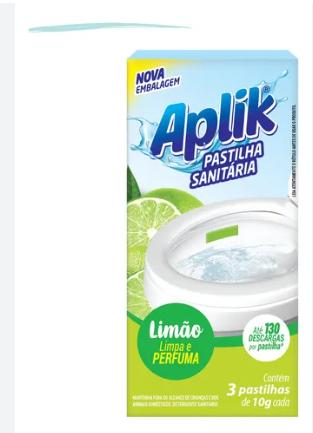 PASTILHA SANITARIA LIMAO 10G APLIK PASTILHA SANITARIA LIMAO 10G APLIK