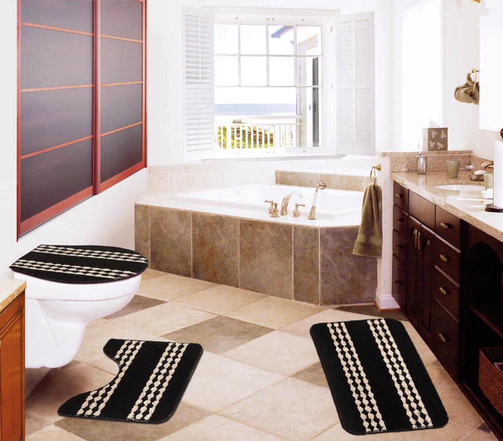 JOGO TAPETE P/BANHEIRO RAVENA C/3 UN