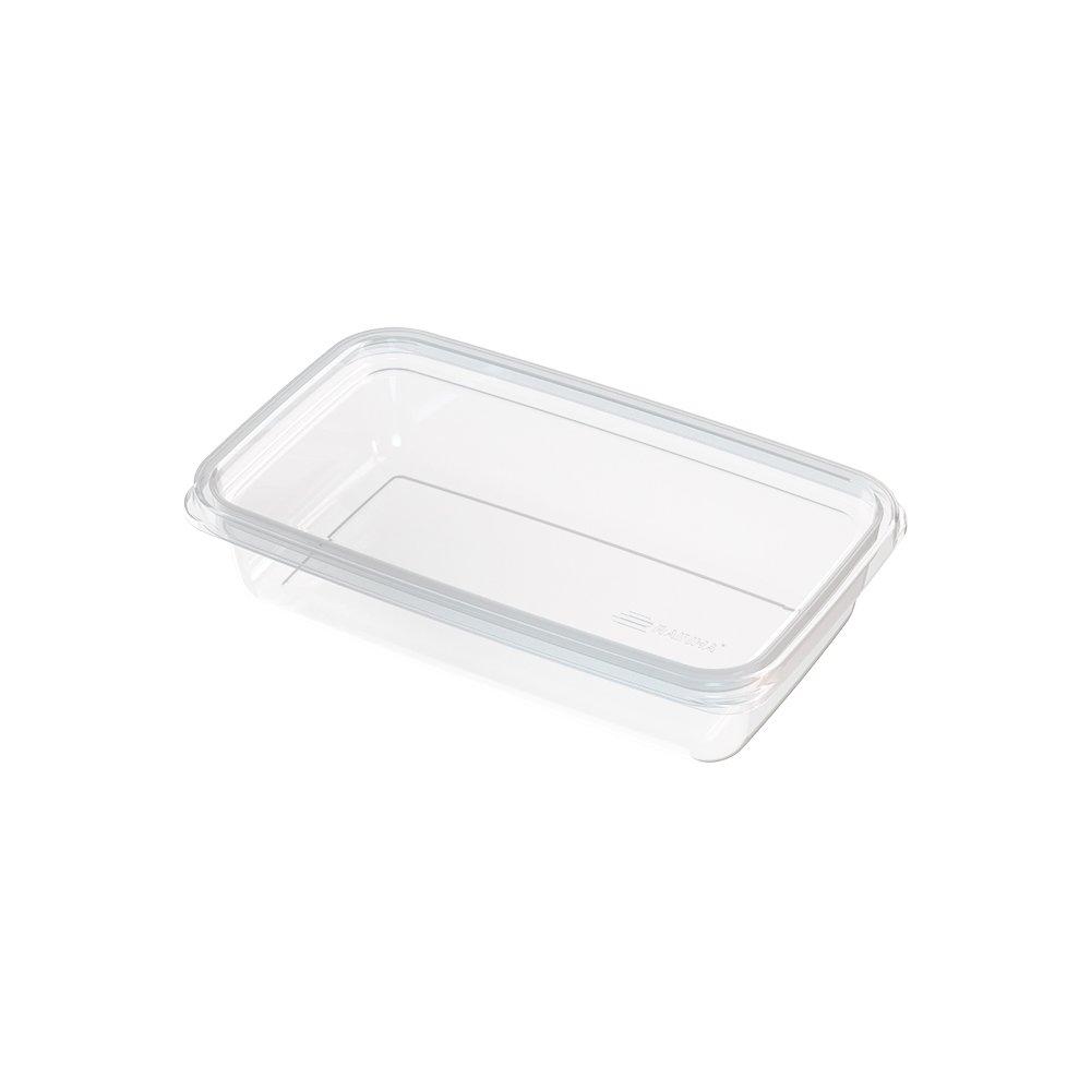 POTE MULTI RETANG 800ML TRANSP.