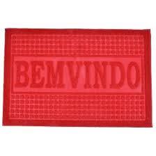 TAPETE BEM-VINDO AVELUDADO 38X58