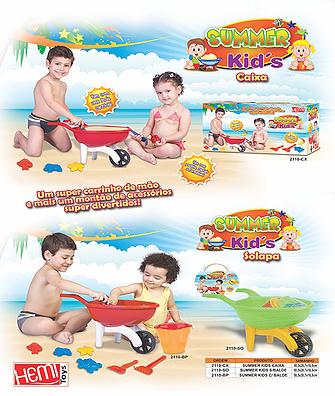 CARRIOLA DE PRAIA C/BICHINHOS SOLAPA