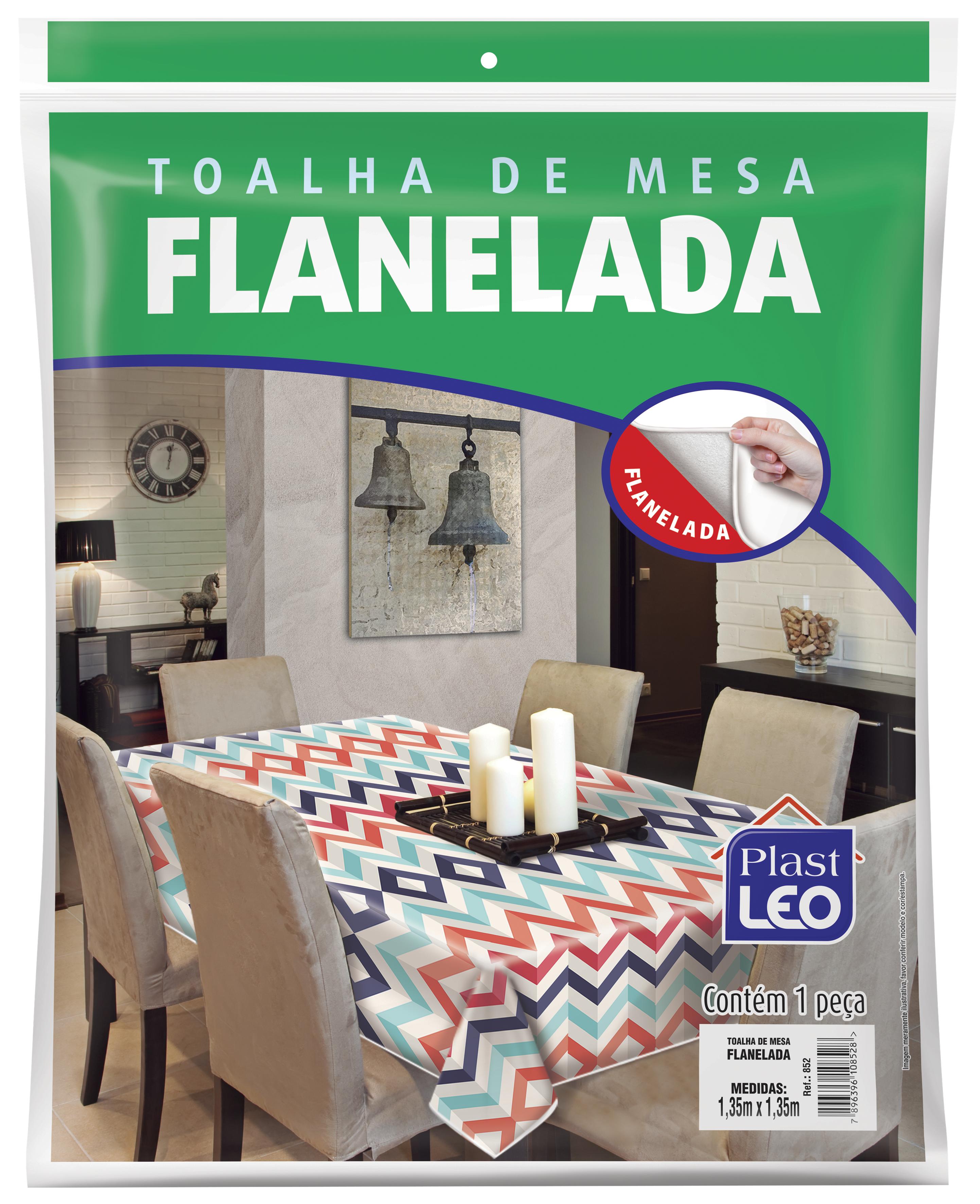 TOALHA MESA FLAN. QUADRADA 1,35X1,35