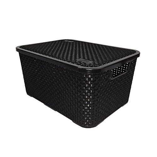 CESTO ORGANIZADOR RATTAN MD C/TP